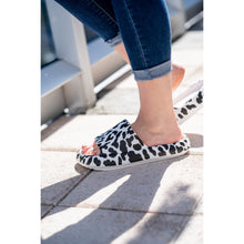 Load image into Gallery viewer, White Leopard Insanely Comfy -Beach or Casual Slides