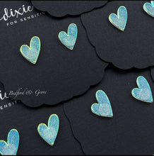 Load image into Gallery viewer, Fairytale Hearts in Aqua Whisper