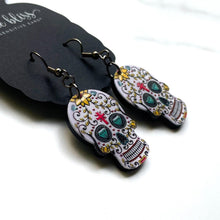 Load image into Gallery viewer, Sweet Sugar Skulls in White